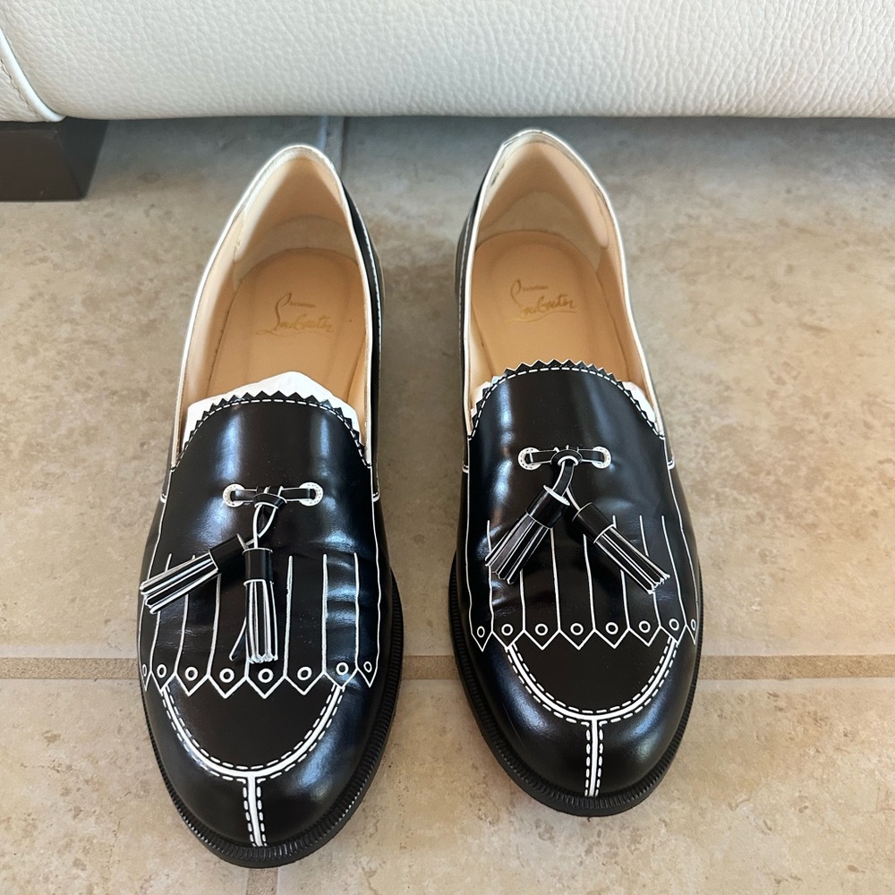 Christian Louboutin moccasins